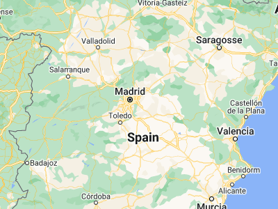 Map showing location of Arganda (40.30076, -3.43722)