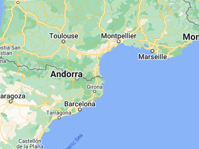 Map showing location of Argelers (42.54714, 3.02253)