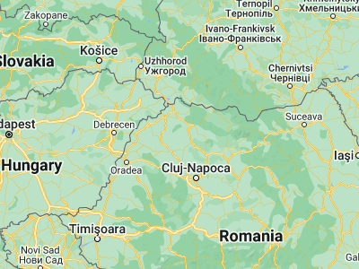 Map showing location of Ariniş (47.5, 23.23333)