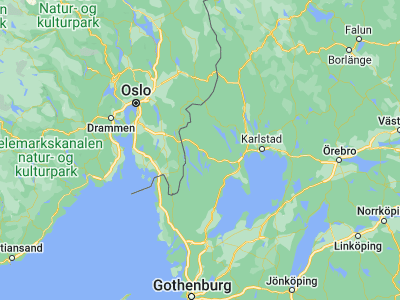 Map showing location of Årjäng (59.39217, 12.13336)