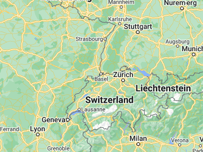 Map showing location of Arlesheim (47.49412, 7.61979)