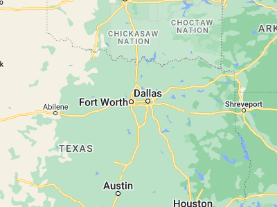 Map showing location of Arlington (32.73569, -97.10807)