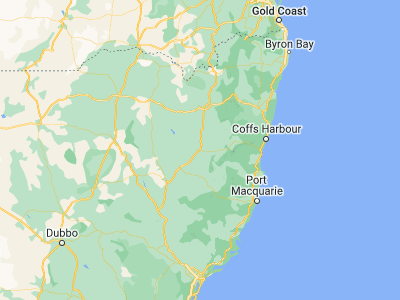 Map showing location of Armidale (-30.50828, 151.67123)
