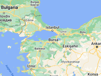 Map showing location of Armutlu (40.51944, 28.82806)