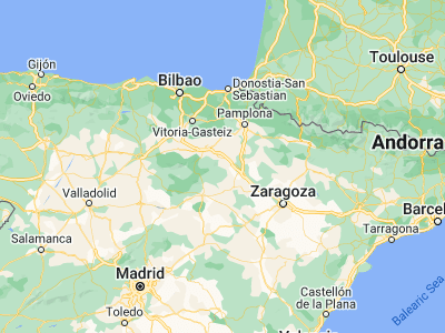 Map showing location of Arnedo, La Rioja (42.21667, -2.1)