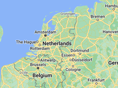 Map showing location of Arnhem (51.98, 5.91111)
