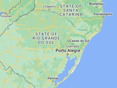 Map showing location of Arroio do Meio (-29.40111, -51.945)