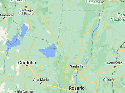 Map showing location of Arrufó (-30.23281, -61.72862)