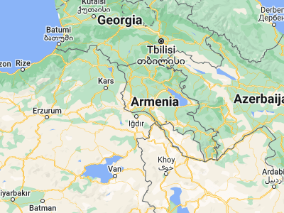 Map showing location of Arshaluys (40.1684, 44.21375)