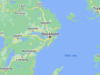 Map showing location of Årsta (59.2978, 18.0514)