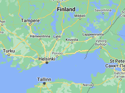 Map showing location of Artjärvi (60.74544, 26.07084)