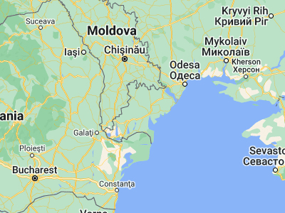 Map showing location of Artsyz (45.99194, 29.41824)
