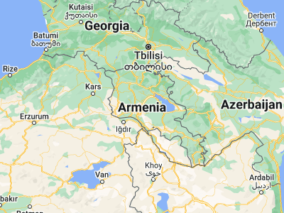 Map showing location of Arzni (40.29626, 44.59664)