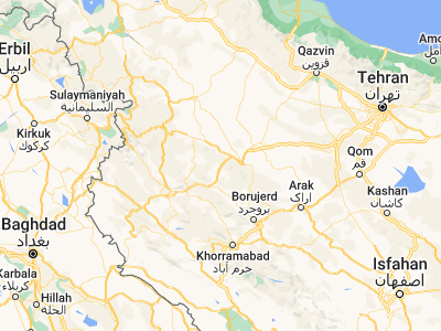 Map showing location of Asadābād (34.78241, 48.11853)