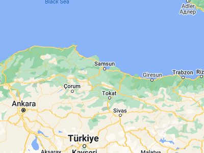 Map showing location of Asarcık (41.03556, 36.23556)