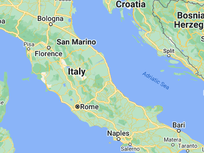 Map showing location of Ascoli Piceno (42.85483, 13.5749)
