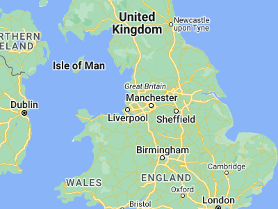 Map showing location of Ashton in Makerfield (53.48333, -2.65)
