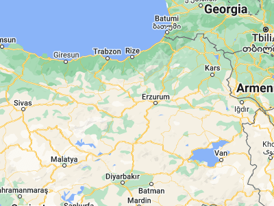 Map showing location of Aşkale (39.92083, 40.695)