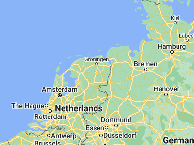 Map showing location of Assen (52.99667, 6.5625)