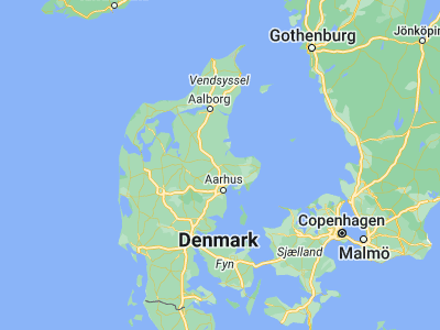 Map showing location of Assentoft (56.4421, 10.1517)