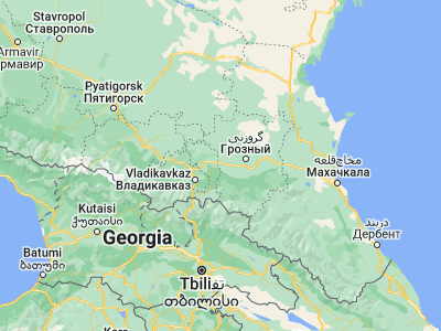 Map showing location of Assinovskaya (43.24167, 45.18194)