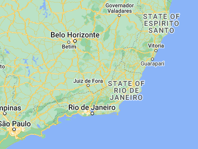 Map showing location of Astolfo Dutra (-21.31528, -42.86222)