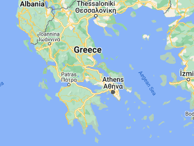 Map showing location of Atalánti (38.65111, 22.99917)