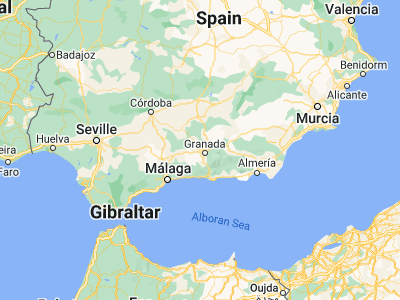 Map showing location of Atarfe (37.22479, -3.68686)