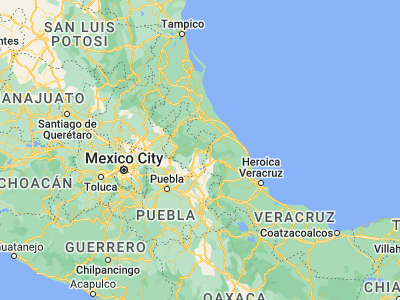 Map showing location of Atempan (19.83721, -97.45804)