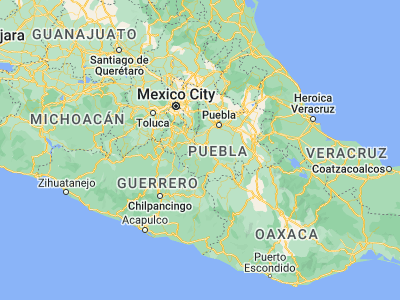 Map showing location of Atencingo (18.50967, -98.60911)
