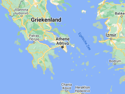 Map showing location of Athens (37.97945, 23.71622)