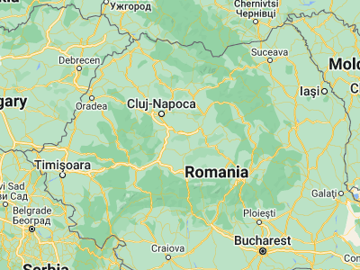 Map showing location of Aţintiş (46.43333, 24.1)