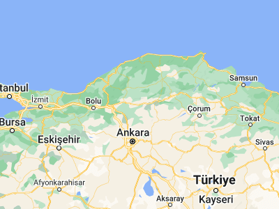 Map showing location of Atkaracalar (40.81593, 33.07556)
