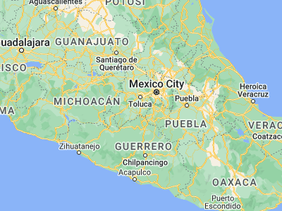 Map showing location of Atlatlahuaca (19.06694, -99.61306)