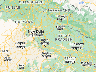 Map showing location of Atrauli (28.02964, 78.28572)