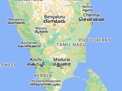 Map showing location of Āttayyāmpatti (11.53333, 78.06667)