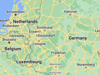 Map showing location of Attendorn (51.12645, 7.90333)