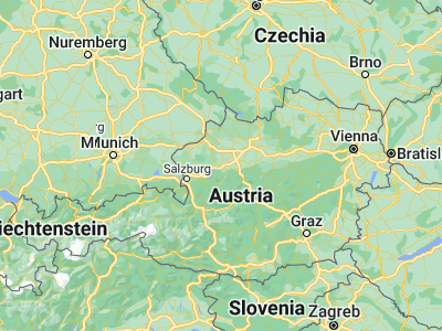 Map showing location of Attnang-Puchheim (48.00833, 13.71667)