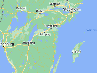 Map showing location of Åtvidaberg (58.20152, 15.9977)