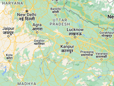 Map showing location of Auraiya (26.46313, 79.51167)
