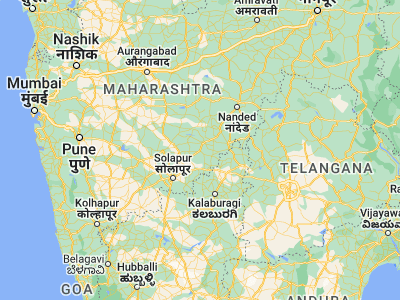 Map showing location of Ausa (18.25, 76.5)