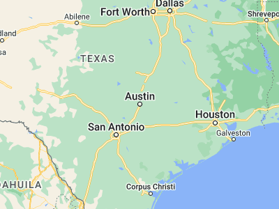 Map showing location of Austin (30.26715, -97.74306)