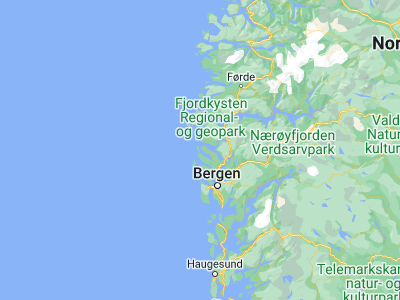 Map showing location of Austrheim (60.7774, 4.9323)
