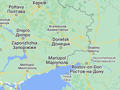 Map showing location of Avdeyevka (48.13989, 37.74255)