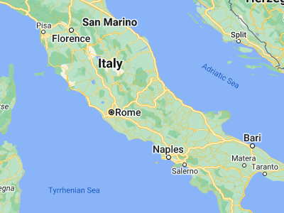 Map showing location of Avezzano (42.04023, 13.4388)