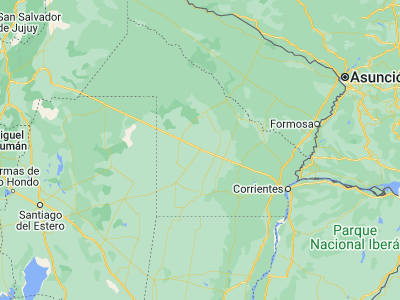Map showing location of Aviá Terai (-26.68532, -60.7292)