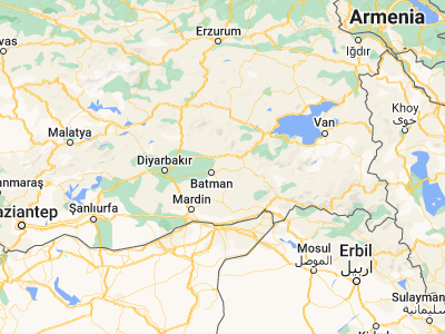 Map showing location of Aviski (37.96577, 41.32928)