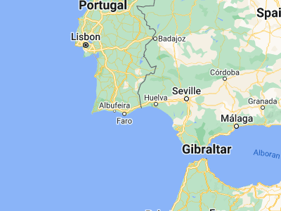 Map showing location of Ayamonte (37.20994, -7.40266)
