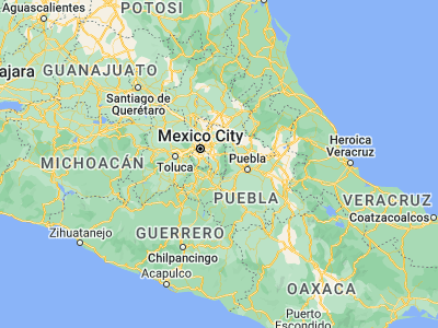 Map showing location of Ayapango (19.12692, -98.79988)
