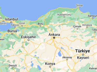 Map showing location of Ayaş (40.01933, 32.33221)